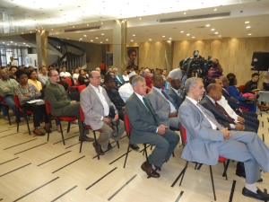 Asistentes al Foro 220 años de la insurrección de José Leonardo Chirino