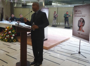 Dip. Modesto Ruíz en Foro 220 años de la insurrección de José Leonardo Chirino