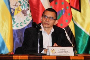 Instalacion del Congreso El Caribe que nos une 3 Viceministro Reinaldo Bolivar jpg